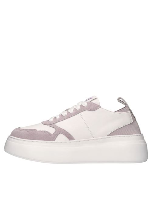 Sneakers in pelle e tessuto EMANUELLE VEE | 451P-302-19-P011CBBIANCO-LILLA
